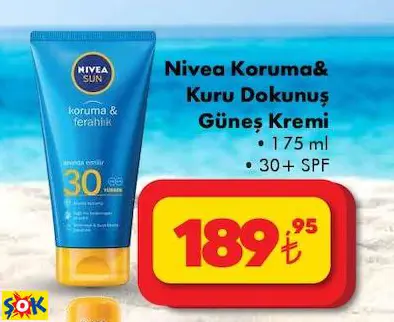 NİVEA KORUMA& KURU DOKUNUŞ GÜNEŞ KREMİ